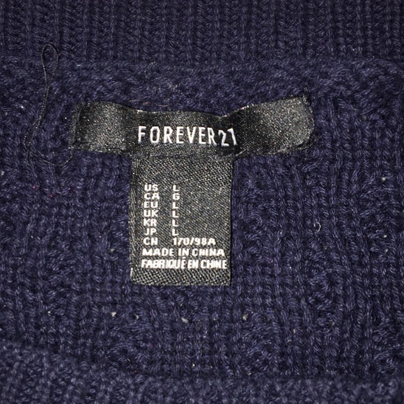 Navy knit sweater - Picture 3 of 5